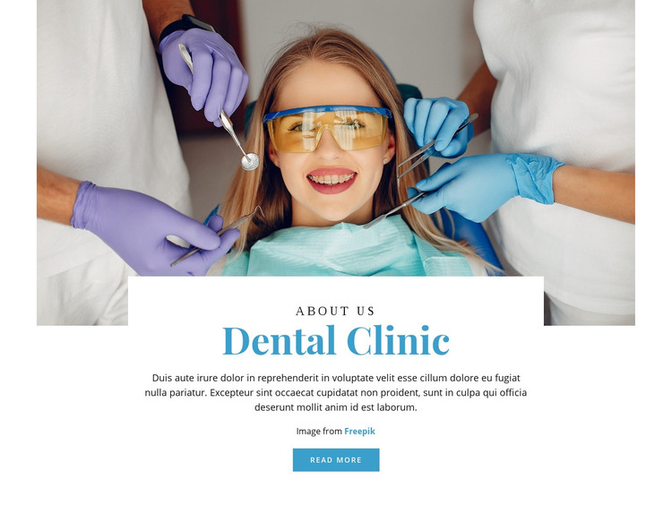 Teeth whitening Homepage Design