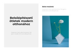 Divatos Belső Tér - Egyszerű Kialakítás