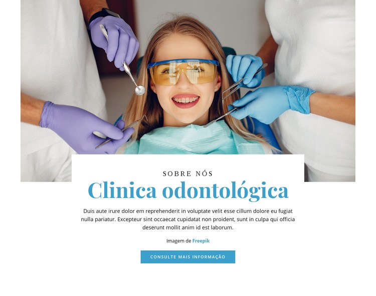 Clareamento dos dentes Landing Page