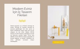 Sarı Dekor - Kullanımı Kolay WordPress Teması