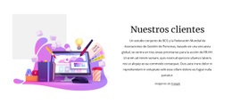 Asesoramiento De Nuestros Clientes - Plantilla De Maqueta De Sitio Web