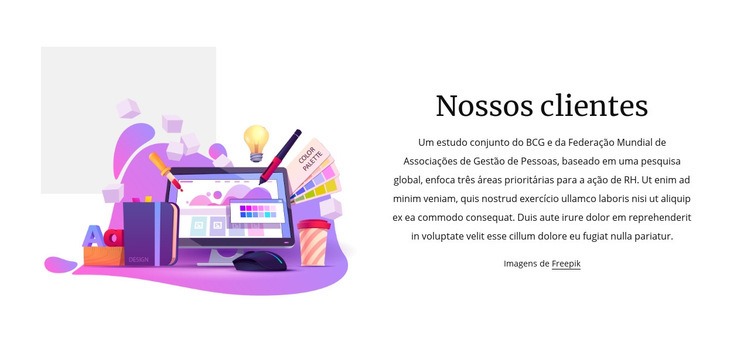 Avaliação por nossos clientes Construtor de sites HTML