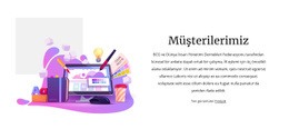 Müşterilerimiz Tarafından Değerlendirme Için Çok Amaçlı Web Sitesi Oluşturucu