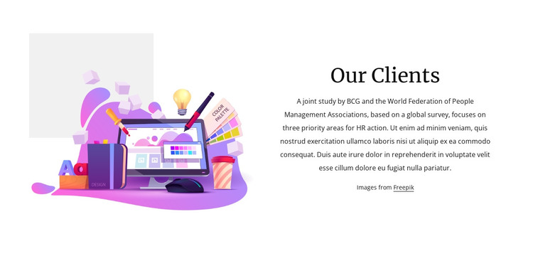 Assessment by our clients WordPress Theme