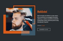 Responzivní Webová Šablona Pro Holičství