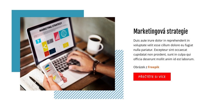 Marketingová strategie Téma WordPress