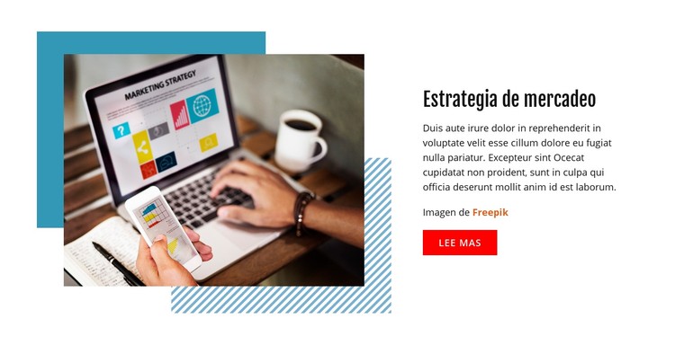 Estrategia de mercadeo Plantilla CSS