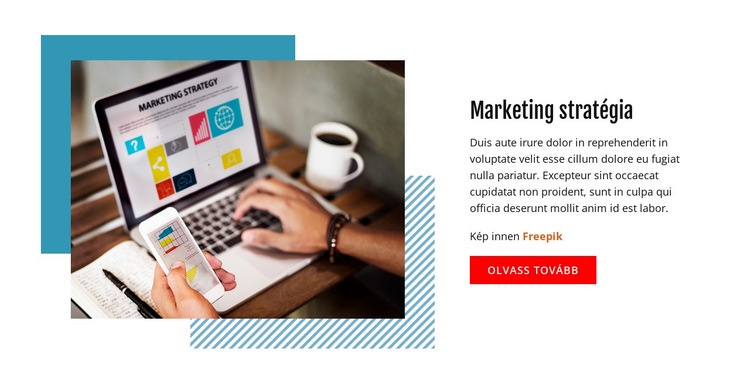 Marketing stratégia HTML Sablon