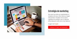Estratégia De Marketing - Página De Destino HTML5