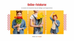 Atemberaubendes Webdesign Für Online-Fotokurse