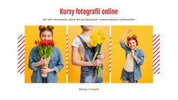 Oszałamiający Projekt Strony Internetowej Dla Kursy Fotografii Online