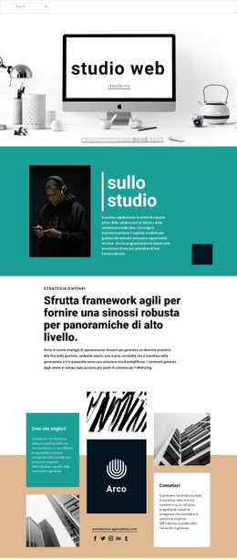 Studio Di Web Design D'Arte - Modello HTML5 Reattivo