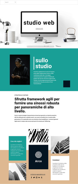 Studio Di Web Design D'Arte - Miglior Design Del Modello Di Sito Web