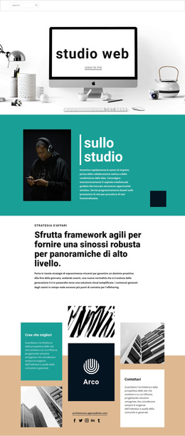 Tema WordPress Multiuso Per Studio Di Web Design D'Arte