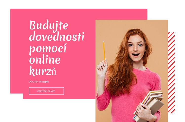 Zvyšte své dovednosti Šablona CSS