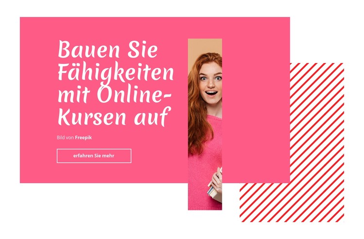 Steigern Sie Ihre Fähigkeiten CSS-Vorlage