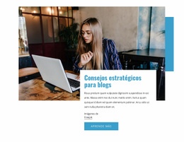 Consejos Estratégicos Para Blogs - Funcionalidad Del Creador De Sitios Web