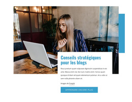 Site WordPress Pour Conseils Stratégiques Pour Les Blogs