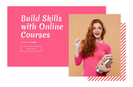 Boost Your Skills - Free Download Homepage Design