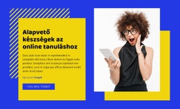 Négyhetes Tanfolyamok Ingyenes CSS Webhelysablon