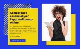 Modello Web Reattivo Per Corsi Di Quattro Settimane