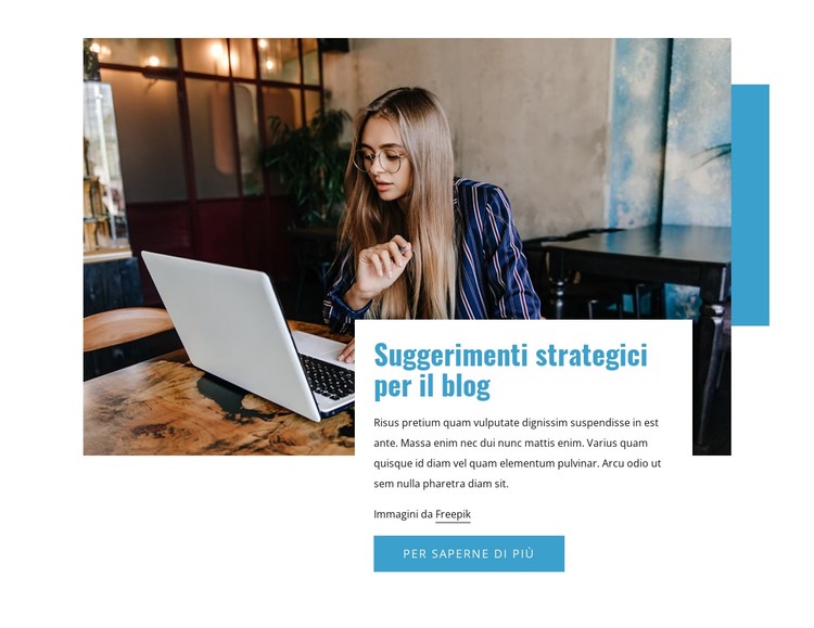 Suggerimenti strategici per il blog Modello CSS