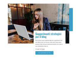 Suggerimenti Strategici Per Il Blog - Modello Di Pagina HTML