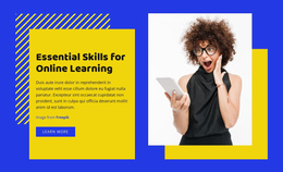 Landing Page Template For Four-Week Courses