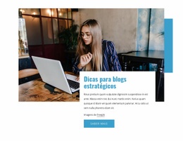 Dicas Estratégicas Para Blogs - Design De Site Responsivo