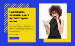 Cursos De Quatro Semanas Modelo De Site CSS Gratuito