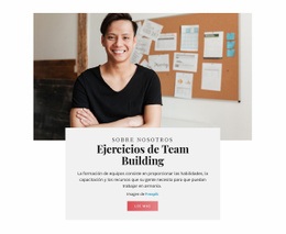 Ejercicios De Team Building - Impresionante Maqueta De Sitio Web