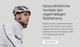 Regelmäßiges Radfahren Responsive Site