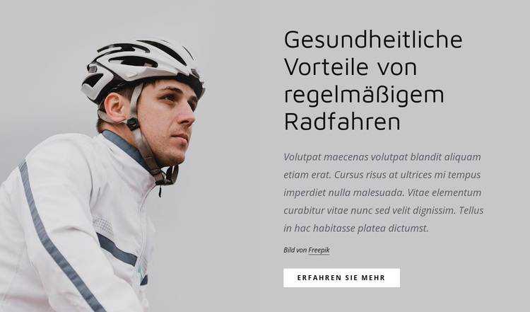 Regelmäßiges Radfahren WordPress-Theme
