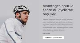 Conception De Site Web Premium Pour Cyclisme Régulier