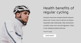 Regular Cycling HTML Template