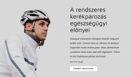 Prémium Webhelytervezés Rendszeres Kerékpározás Számára