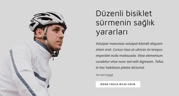 Düzenli Bisiklet HTML Şablonu