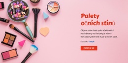 HTML Stránka Pro Palety Očních Stínů Beauty