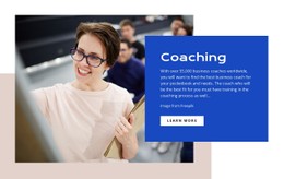 Small Business Coaching Landing Page