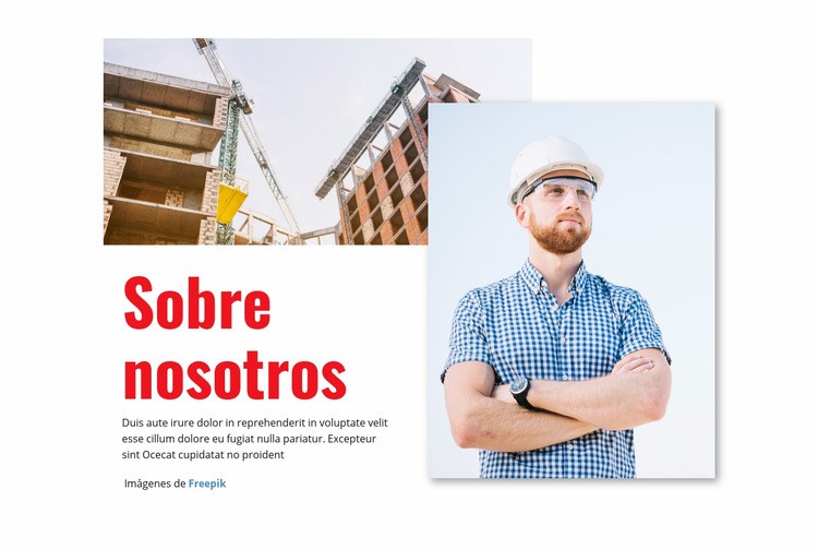 Construyendo el futuro de la industria Creador de sitios web HTML