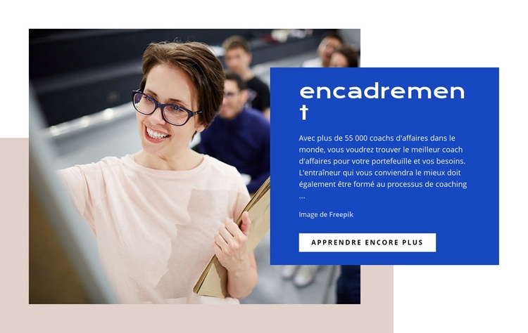 Coaching aux petites entreprises Créateur de site Web HTML