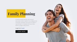 Family Planning - Free Website Template