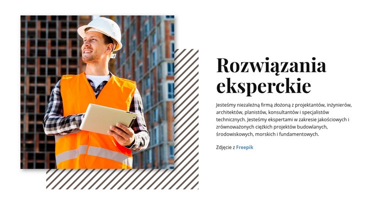 Architektura oświetlenia Makieta strony internetowej