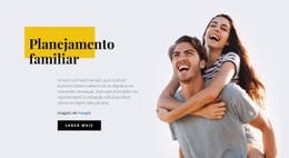 Planejamento Familiar - Modelo De Site Gratuito