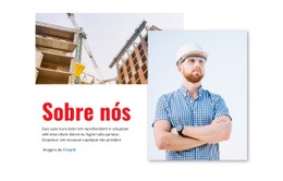 Construindo O Futuro Da Indústria - Modelos De Sites Responsivos