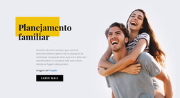 Planejamento Familiar - Tema WordPress Exclusivo