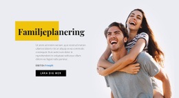 Familjeplanering - Gratis Webbplatsmall
