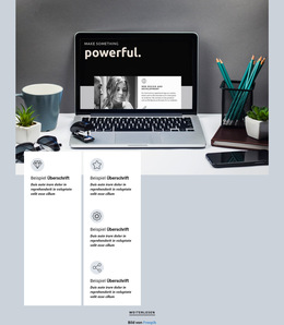 Unabhängiges Designstudio – Fertiges Website-Design