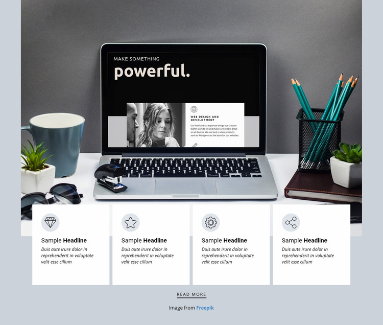 Independent design studio Website Design