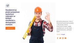 Stavební Průmysl - Nejlepší HTML Šablona
